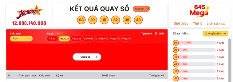 Chinh Phục Jackpot Khủng Cùng Mega 645 Tại Nhà Cái Đẳng Cấp Bin88