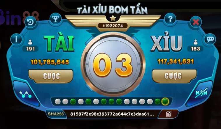 Tài Xỉu Bom Tấn Tại Bin88 Điểm Đến Đẳng Cấp Cho Các Cao Thủ Săn Thưởng