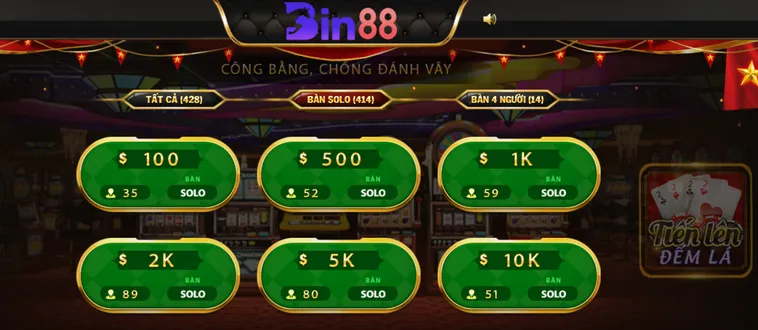 Trải Nghiệm Săn Giải Thưởng Tiến Lên Đếm Lá Tại Bin88 Đỉnh Cao
