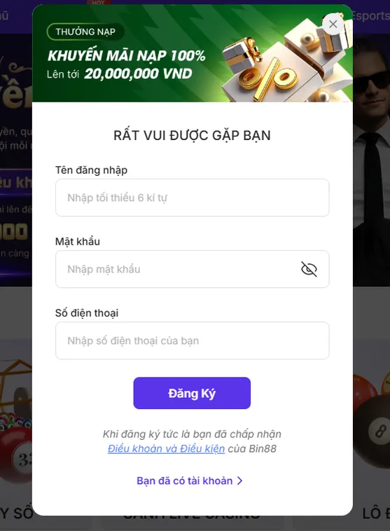 Đăng Ký Bin88 Quy Trình Nhanh Chóng Để Trở Thành Thành Viên Chính Thức